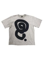 Quratee Grey T Shirt with Black Logo