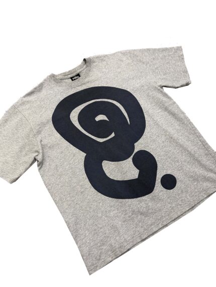 Quratee Grey T Shirt with Black Logo