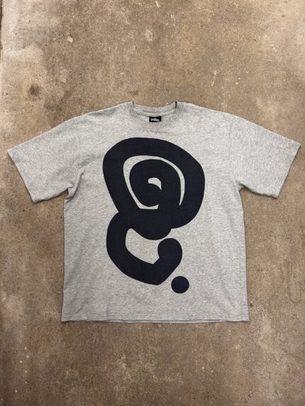 Quratee Grey T Shirt with Black Logo