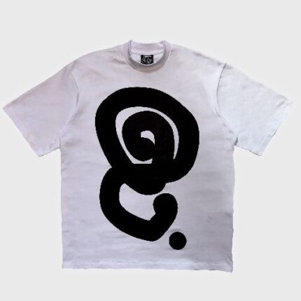 Quratee White Logo Tee