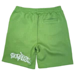 SILVER LOGO SWEAT SHORTS OLIVE