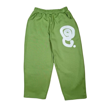 SILVER LOGO SWEATPANTS OLIVE