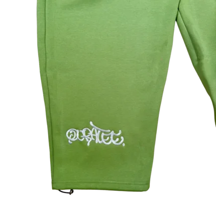 SILVER LOGO SWEATPANTS OLIVE