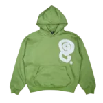 SILVER LOGO HOODIE OLIVE