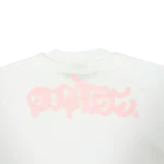 PINK LOGO TEE WHITE
